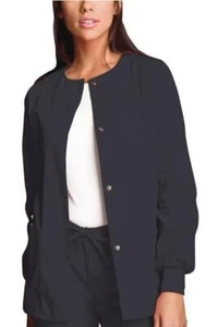 Cherokee Scrub Jacket Workwear Snap Clearance Sale - Picture 1 of 3