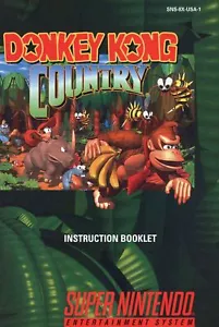 Donkey Kong Country (nur Anleitung, SNES) - Bild 1 von 1