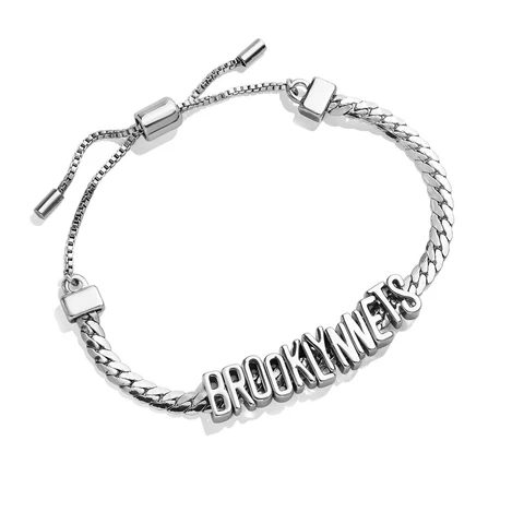 BaubleBar Brooklyn Nets Wordmark Pull-Tie Bracelet Cover