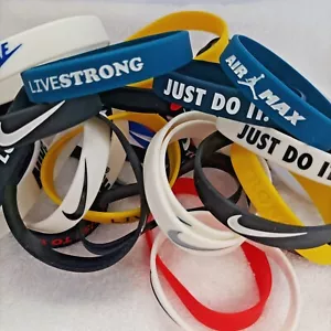 1pcs rubber bracelet 3D silicone wristband NIKE basketball mens/kids baller band - Picture 1 of 41
