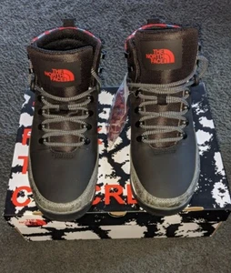 The North Face Back-to-Berkeley Mid Animal Men Boots Black -White-Red - Picture 1 of 10
