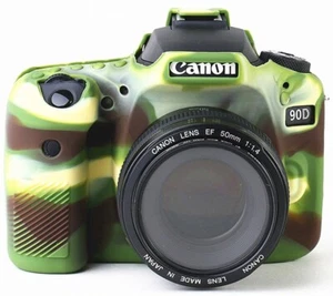 Silicone Camera Case Body Cover for Can&n EOS T6i T7i 90D 6D2 5D3 5D4 800D 750D - Picture 1 of 41