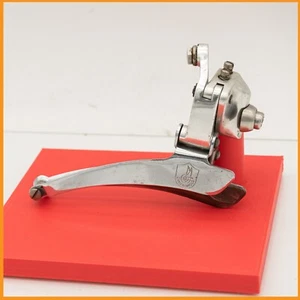 CAMPAGNOLO C RECORD BRAZE ON A021 80s FRONT DERAILLEUR VINTAGE ROAD BIKE BICYCLE - Imagen 1 de 7
