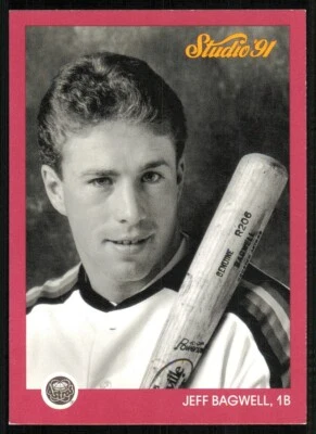 1991 Studio #172 Jeff Bagwell RC - Image 1 of 2