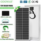 12V Solar Panel 100W Battery Charger Mono Home Off Grid RV Camper Boat Caravan