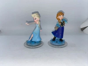 Disney Infinity Anna & Elsa Frozen Figure Lot of 2 Characters  - Picture 1 of 2