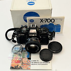 Minolta X-700 35mm Film SLR Camera Japan w/MD 50mm F1.7 Lens (Manuals Included)