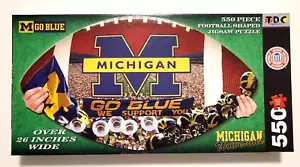 TDC Puzzles Michigan Wolverines 550 Piece Puzzle - Picture 1 of 1