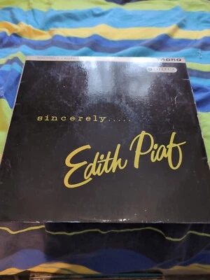 Edith Piaf Sincerely LP Columbia 33SX1276 EX/EX 1960 Sincerely - Image 1 of 2