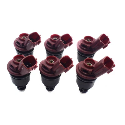 Inyector de combustible 6 piezas para Infiniti I30 1996-1999 Nissan Máxima 1992-99 16600-96E01 Foto 1 de 4