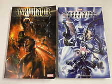 Annihilation Volumes 1 and 2 Lot- Cosmic Marvel- Trade Paperback- Out-of-Print