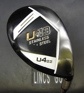U13 Stainless Steel 22° 4 Hybrid Regular Graphite Shaft Chaucer Grip - Picture 1 of 5