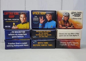Star Trek Soap Original Series Triple Pack Kirk & Spock & Khan Scented Hand Soap - Picture 1 of 5
