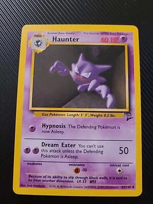 Pokémon TCG - Haunter 43/130 - Base Set 2 Uncommon Vintage WoTC NM - Image 1 of 2