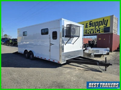 2025 arising 8 x 20 office trailer enclosed office double w ramp or storage - Image 1 of 4