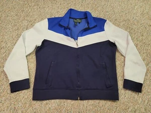 Lauren Ralph Lauren Active Jacket Womens Large Blue Full Zip Performance LRL - Picture 1 of 12