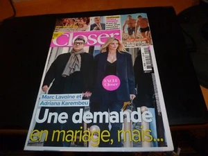 Revue "CLOSER N°1019 - 2024" Marc LAVOINE & Adriana KAREMBEU, Miss France 2025 - Picture 1 of 1