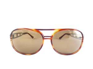 VINTAGE OVERSIZED MEDIUM TORTOISE SUNGLASSES MADE IN FRANCE 1980'S - Picture 1 of 5