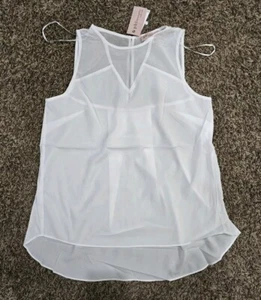 Philosophy Sleeveless White Top Women’s Size Medium NWT - Picture 1 of 5