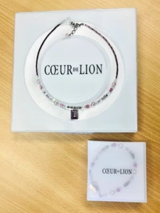 Coeur de Lion GeoCube Necklace and Bracelet Set - New boxed B10001 - Picture 1 of 4