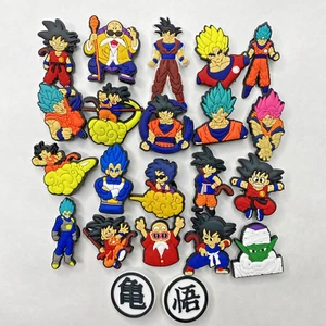 22pc Lot of Dragon Ball Shoe Charms for Clogs: Goku, Vegeta and More - Picture 1 of 9