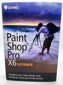 Corel PaintShop Pro X6 Ultimate PC DVD photo picture editing design tools paint - Picture 1 of 7