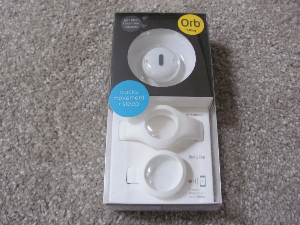 Brand New Orb by Fitbug Bluetooth Tracks Movement + Sleep FB929 White - Image 1 of 4