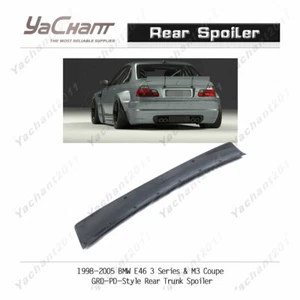 FRP Rear Wing For 98-05 BMW E46 3 Series & M3 Coupe RB PD Style Trunk Spoiler - Bild 1 von 9