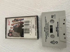 Vintage Rock music cassette tape HEART Greatest Hits Live 1980 - Picture 1 of 3