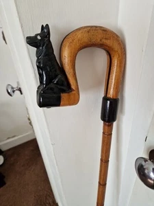 Shepherd's Crook Vintage Handcarved Sheep Dog Crook - Picture 1 of 9