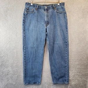 Levis 550 Jeans Mens Size W42 L32 (Actual 38x30) Medium Wash Cotton Zip Fly - Picture 1 of 12