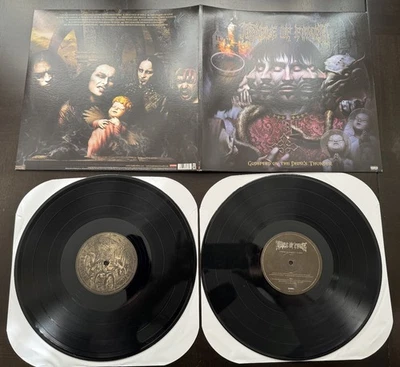 Cradle of Filth Godspeed on the Devil's Thunder roadrunner black vinyl LP record - Image 1 of 2