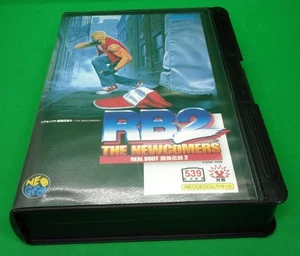 SNK Real Bout Fatal Fury 2 NEO GEO ROM AES Retro Fighting Game Japan - Picture 1 of 16