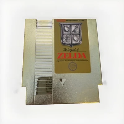 The Legend of Zelda (Nintendo NES, 1987) Gold Cartridge Authentic - Image 1 of 4