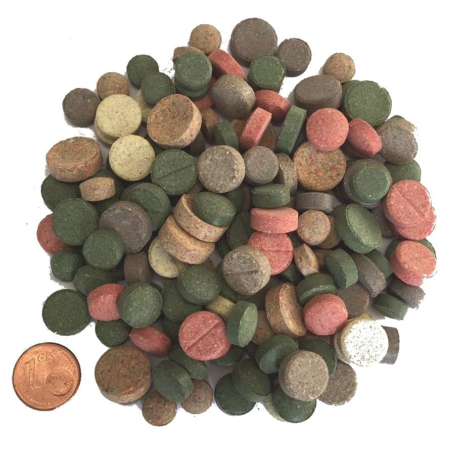 Tablettenmix Maximix 13 Sorte Futtertablette Zierfisch Wels Spirulina 0,1 - 10Kg - Bild 1 von 2