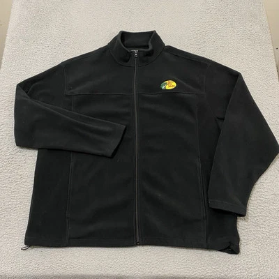 Chaqueta Bass Pro Shops Para Hombre 2XL Negra Polar Cremallera Completa Logo Suave Foto 1 de 4