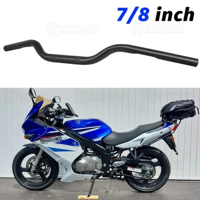 Motorcycle 7/8" Drag Bar Handlebar For Suzuki GS5450 GS500 GS550 GS750 GS850G - Image 1 of 4