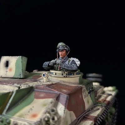 MINIATURAS PARQUE GUERRA 1:30 WW2 ALEMÁN KH108 ALEMÁN TANQUE COMANDANTE INVIERNO Foto 1 de 4