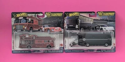 Hot Wheels Team Transport Ferrari 250 GTO y Lykan Hypersport (uno de cada uno) Foto 1 de 4