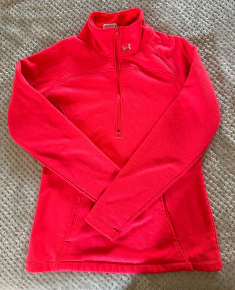 Pullover Under Armour Coral Polar Cold Gear Pullover 1/2 Cremallera Mujer XS Foto 1 de 4