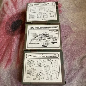 Verlinden 1/35 US 30 col. & artillery tank (2 boxes, 2 types) [Resin Diorama] - Picture 1 of 4