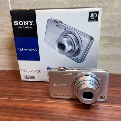 Fotocamera digitale compatta Sony Cyber-shot DSC-WX30 argento 16 MP testata... - Immagine 1 di 4