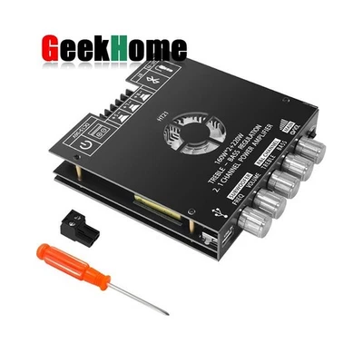 ZK-HT21 Modulo Amplificatore di Potenza Digitale Bluetooth5.0 TDA7498E Amplificatore Audio 2.1CH - Immagine 1 di 3