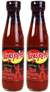 Texas Pete Hotter Hot Sauce (6 Oz Bottles) 2 Pack by Texas Pete - Picture 1 of 12