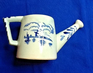 CERAMIC 'DELFTWARE' STYLE SMALL WATERING PITCHER, HOLLAND SCENE 11 01 25C - Picture 1 of 13
