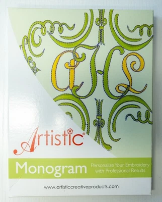 Künstlerische Monogramm Sticksoftware - Bild 1 von 2