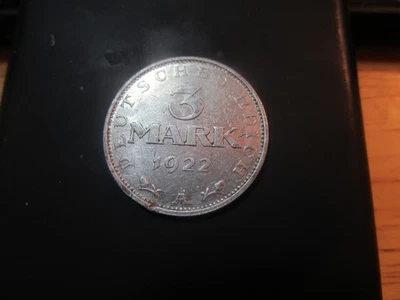 1922-A Germany 3 Marks - Image 1 of 2