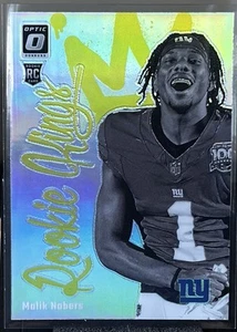 🔥2024 Donruss Optic Malik Nabers #RK-5 Rookie Kings SSP RC NY Giants🔥 - Picture 1 of 3