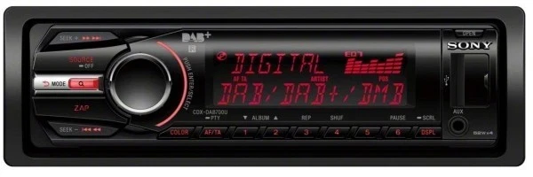 Sony CDX-DAB700U  DAB+ FM CD USB AUX MP3 Player Autoradio mit Anleitung Kabel - Bild 1 von 3