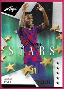 2021 Leaf Young Stars Multi-Sport ANSU FATI #YS-01 Purple XRC Rookie 24/25 - Bild 1 von 2